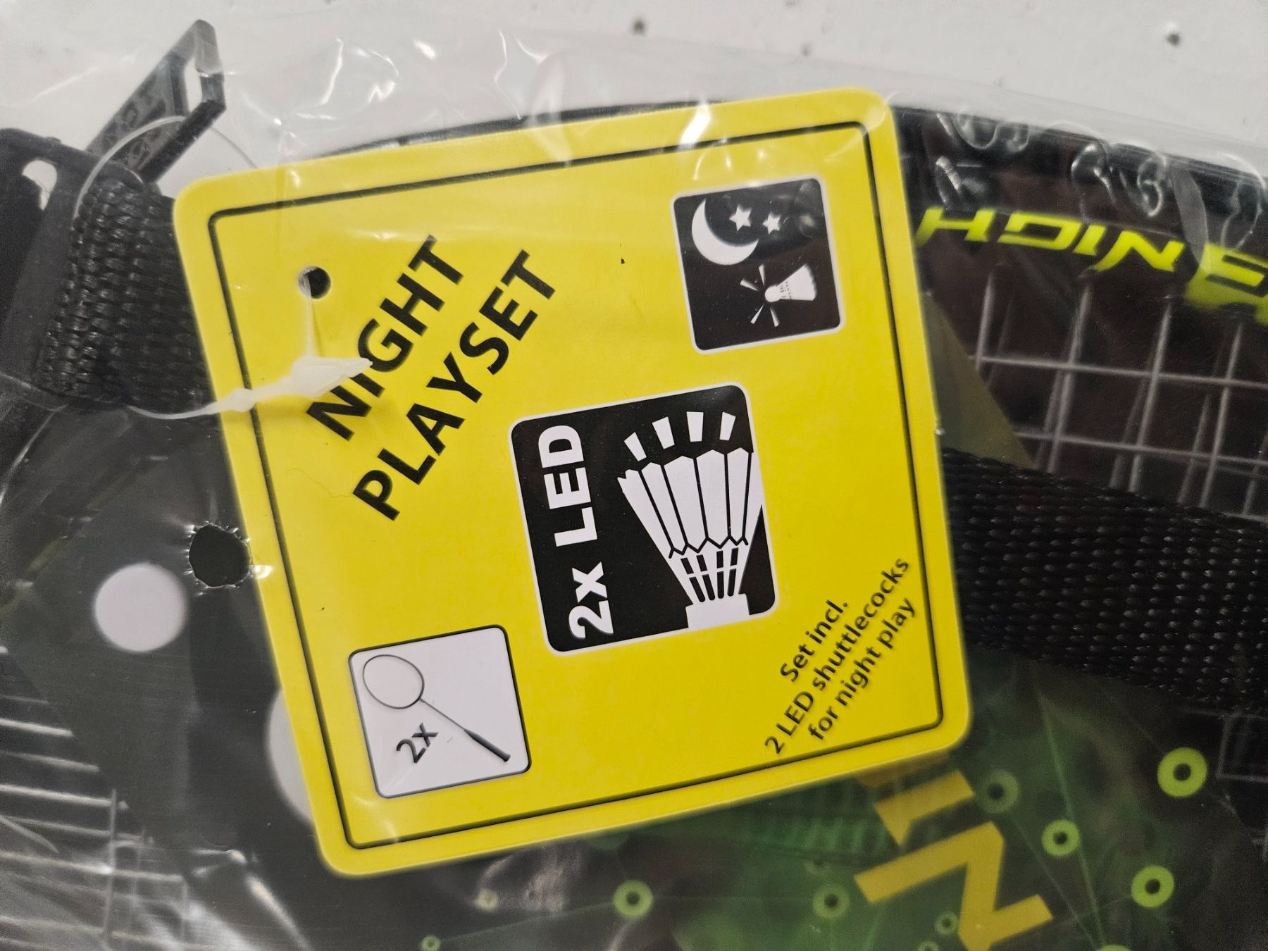 Spiele: Neu - Federball / Badminton Set Magic Night LED – Neu und originalverpackt aus Dagmersellen von Jarsetz_Restposten 1