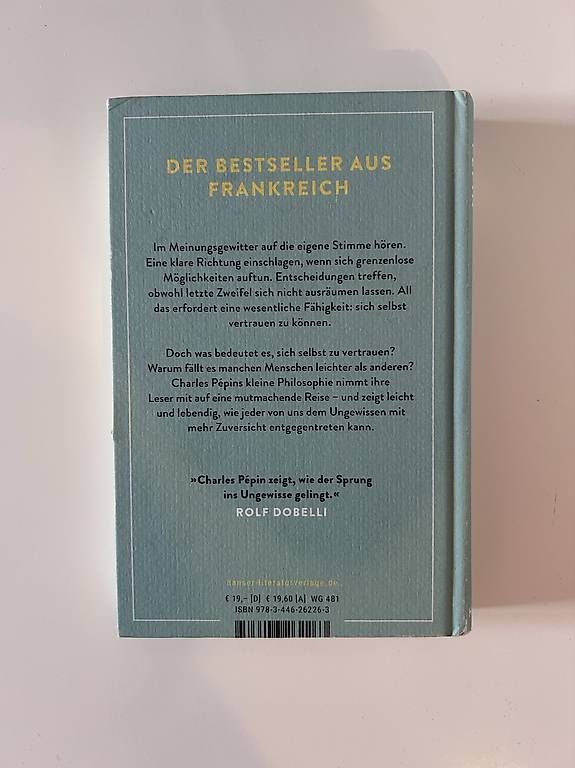 Bücher: Sich selbst vertrauen – Gebraucht aus Solothurn von laau1997 1