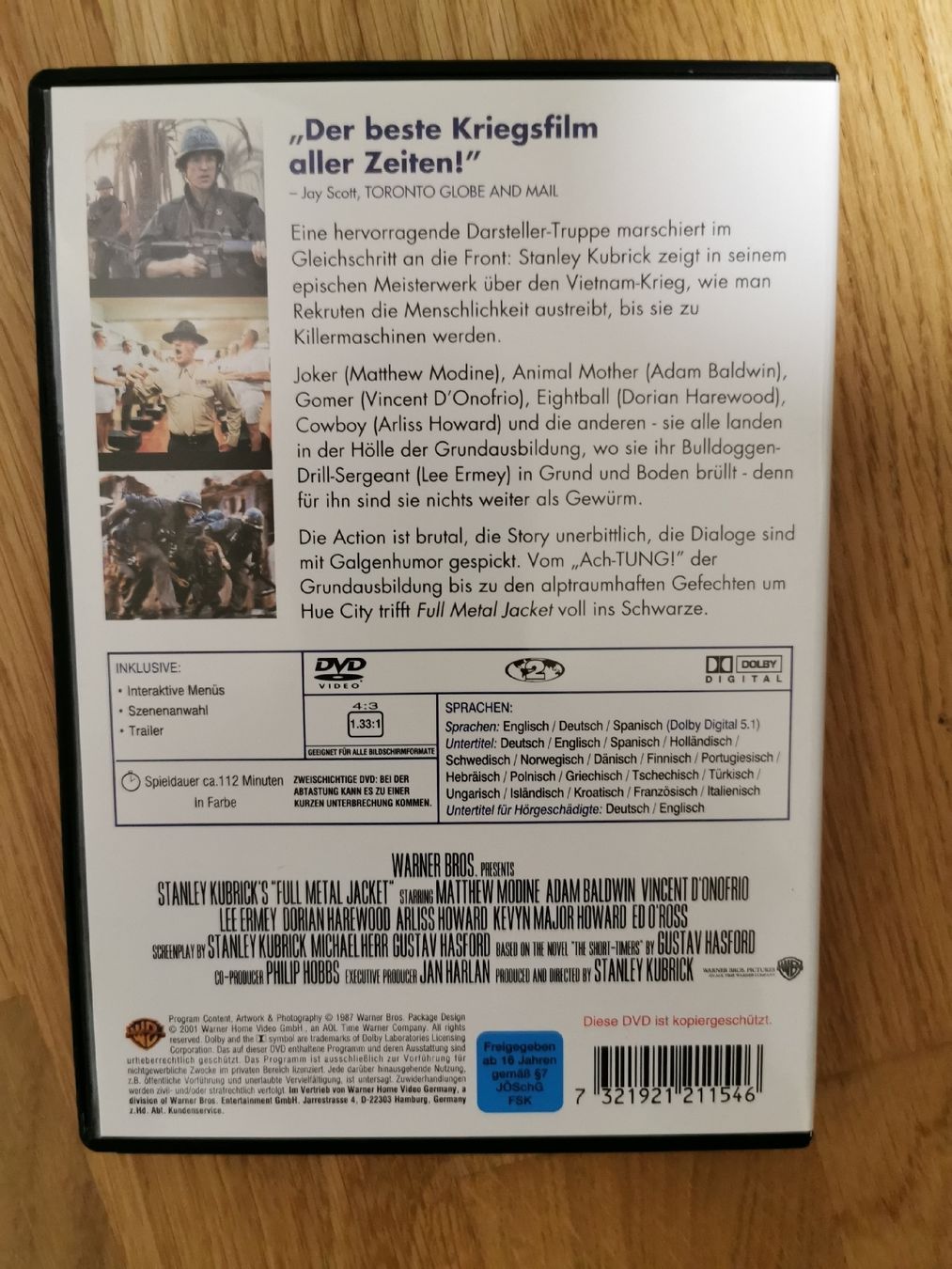 Tous les DVDs: Full Metal Jacket - DVD – D'occasion à Arnegg par michik999 1