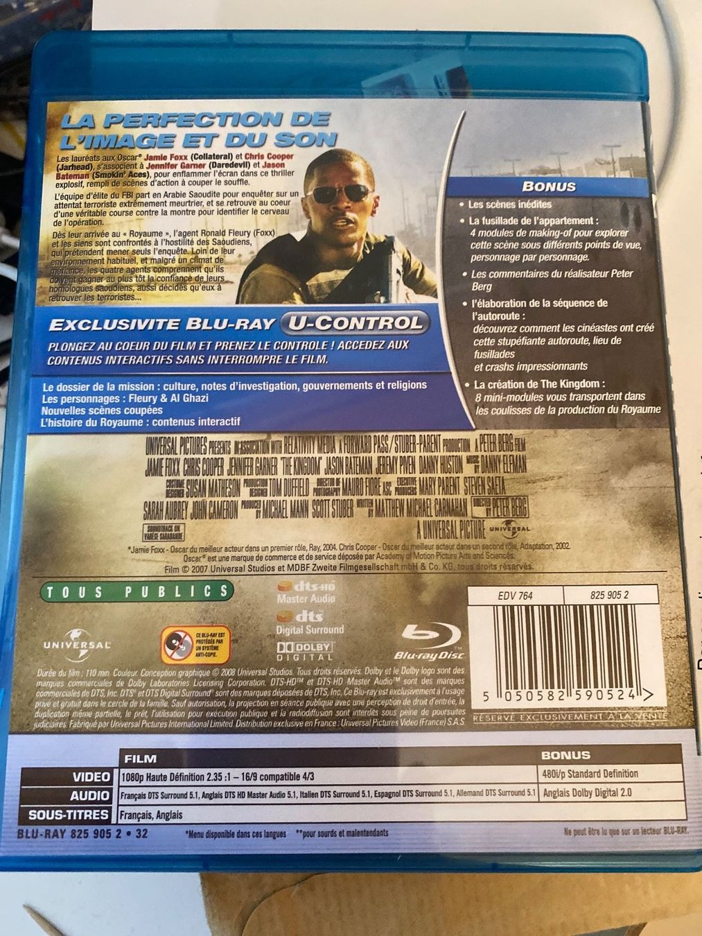 Tutti i DVDs: LE ROYAUME - JAMIE FOXX - bluray – Usato da Le Brassus venduto da cinema13 1