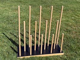Ständer aus Holz für Handpuppen