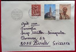VATIKAN BRIEF WM. LEIMGRUBER SCHWEIZERGARDE ZÜRICH 1968