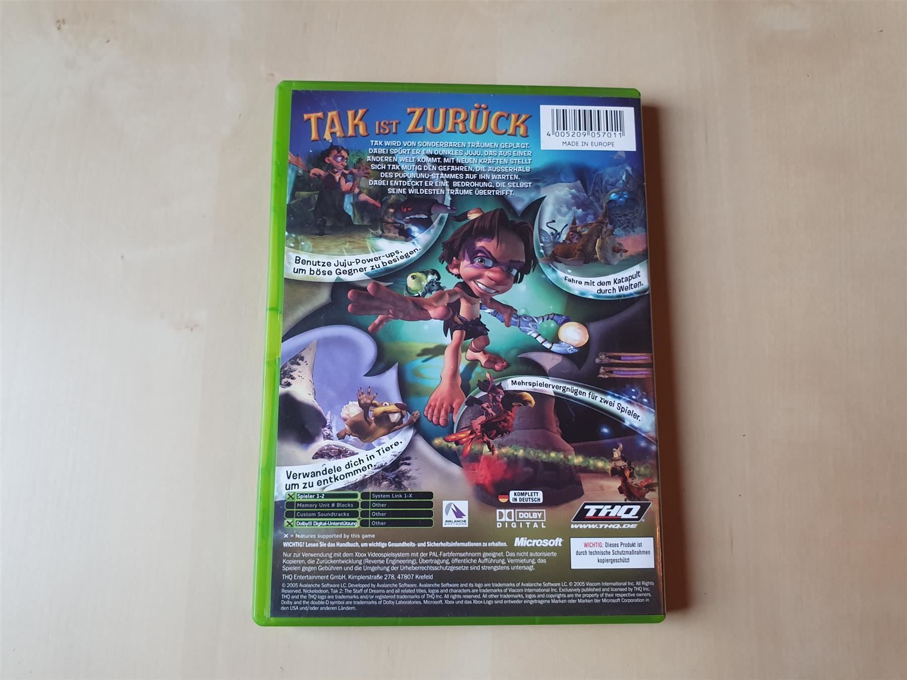 Microsoft Giochi: Tak 2 der Stab der Träume – Usato da Stansstad venduto da collectorsshop 1