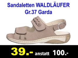 🔴   Sandaletten WALDLÄUFER Gr.37 Garda /050C