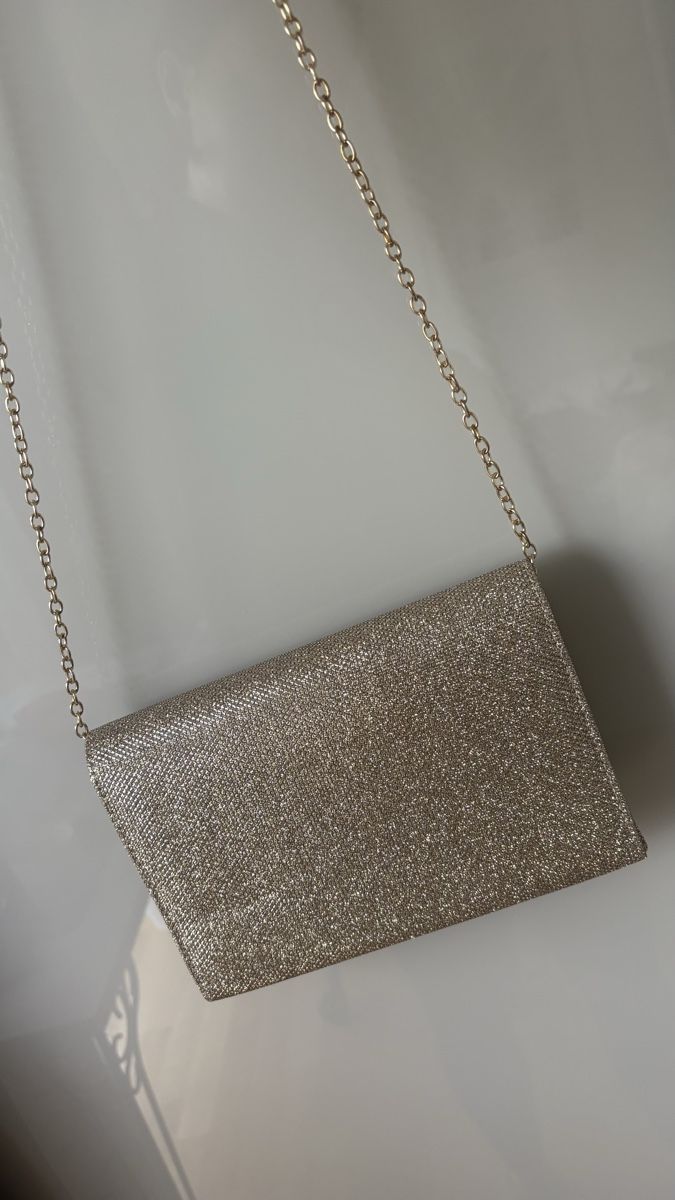 Borse da donna: Glitzer Clutch mit Kette – Nuovo (secondo la descrizione) da Zürich venduto da SandraF. 1