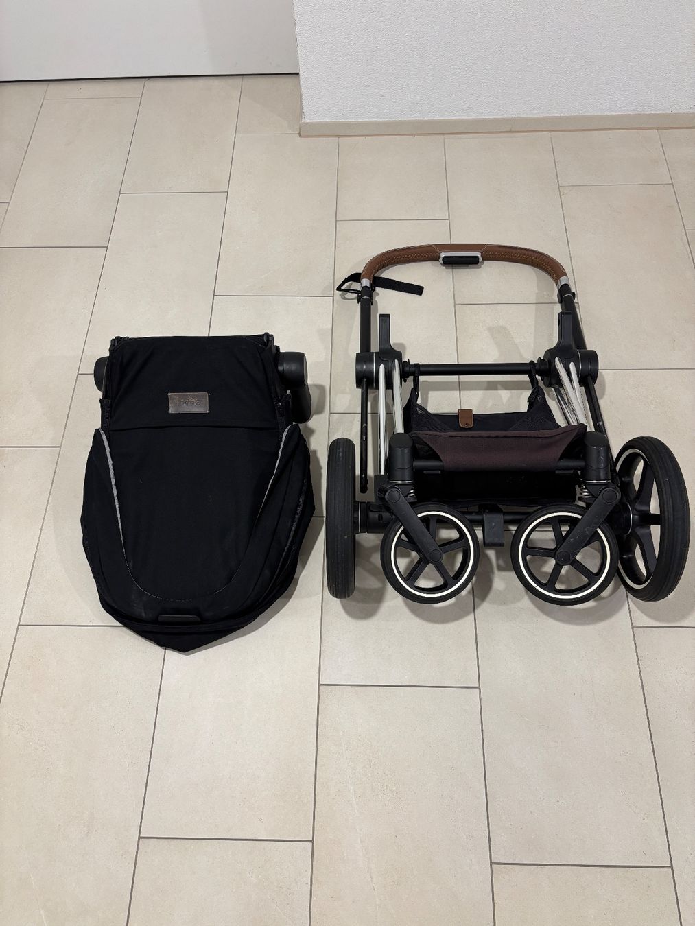 Cybex Poussette: Cybex Priam Kinderwagen schwarz – D'occasion à Niederrohrdorf par yumos 6