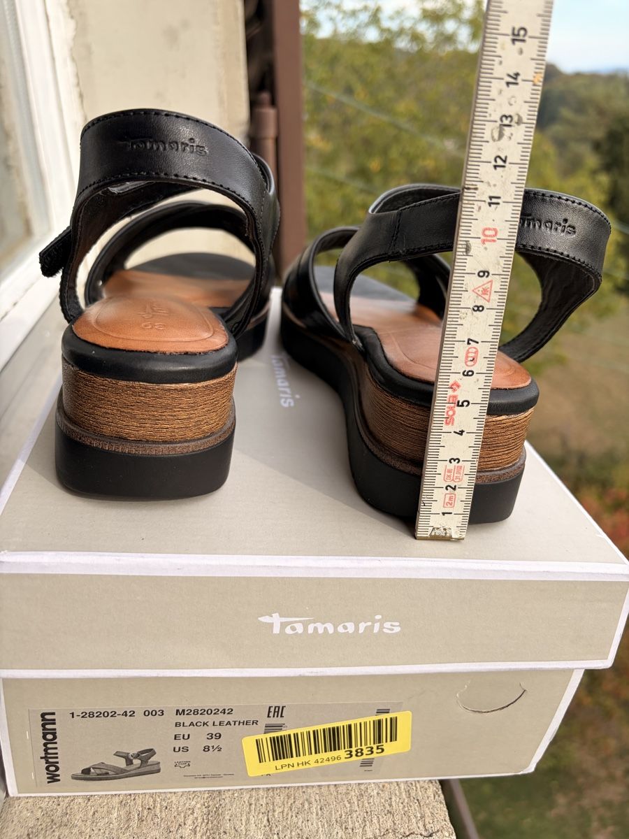 Tamaris Scarpe da donna: Tamaris Ledersandalette – Nuovo (secondo la descrizione) da Boppelsen venduto da iris_b_u 3