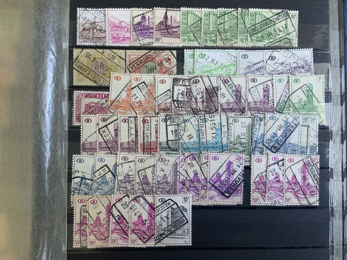 Alle Briefmarken: Belgien Eisenbahnmarken – Gebraucht aus Binningen von chr_cr5n 2