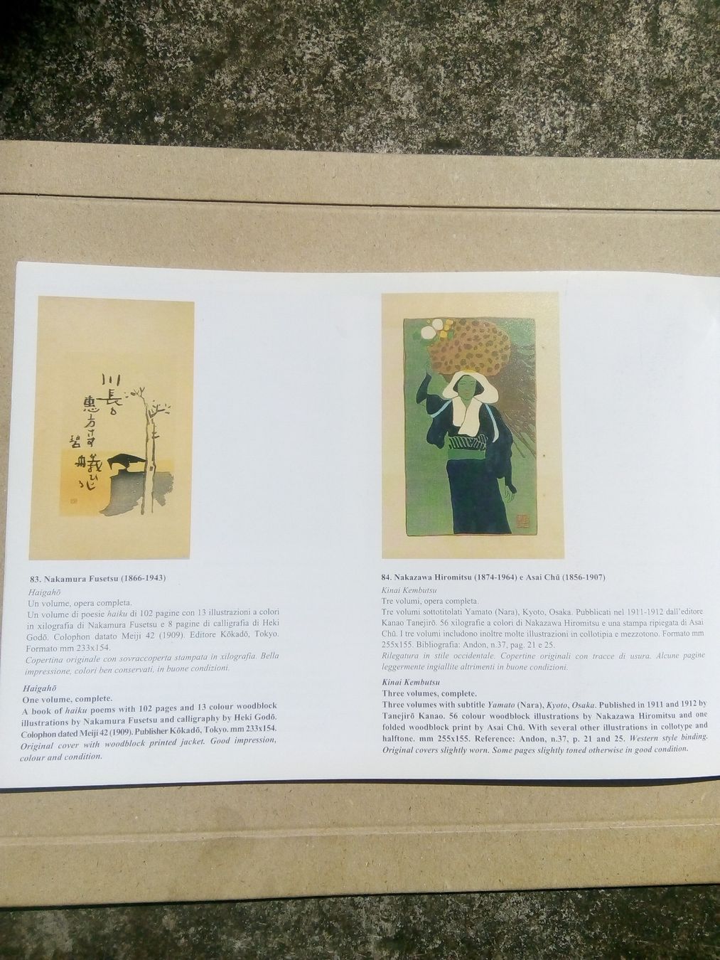 Bücher: Stampe e Libri illustration Giapponesi   (Catalogo N.6) – Gebraucht aus St.Galllen von elkaphone 5
