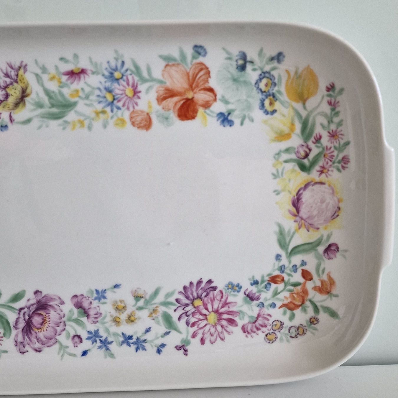 Rosenthal Teller: Wunderschöner Servierteller mit Blumenmuster.Rosenthal Helen – Gebraucht aus Birr von dem_9xtm 3