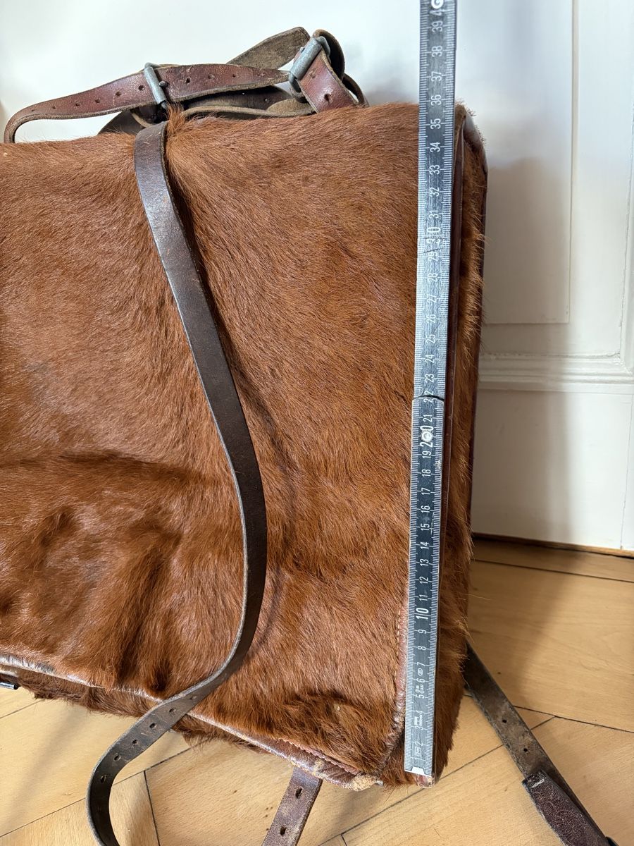 Sacs à dos: VINTAGE LEDERRUCKSACK AUS FELL – D'occasion à St. Gallen par Debi. 2
