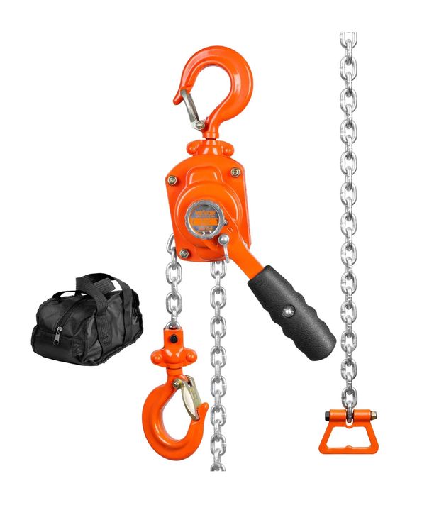 AOOUNGM Handkettenzug 1 Tonne - Manuelle Seilwinde Für Werkstatt & Forst