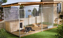 Vivalacasa: Cuccia per cani 2x3 m in metallo