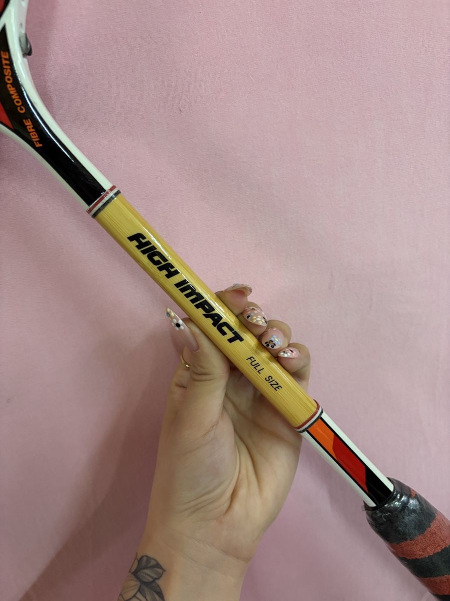 Racchette: Vintage Yakin High Impact Squashschläger – Nuovo e nell'imballaggio originale da Bern venduto da dalmaxxi 2