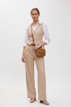 Lancel Paris Vintage Umhängetasche Monogram Braun