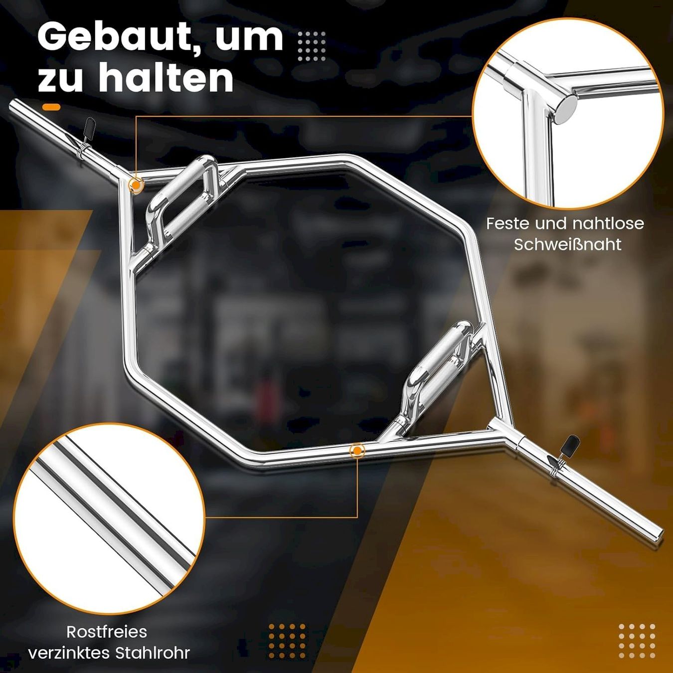 Poids & Haltères: Trap Bar 25mm Aufnahme Silber – Neuf avec emballage d'origine à Bottighofen par zaap 6
