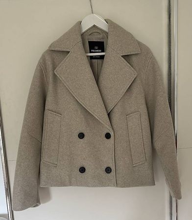 Kurzmantel Pull&Bear beige Grösse S gebrauchter Zustand