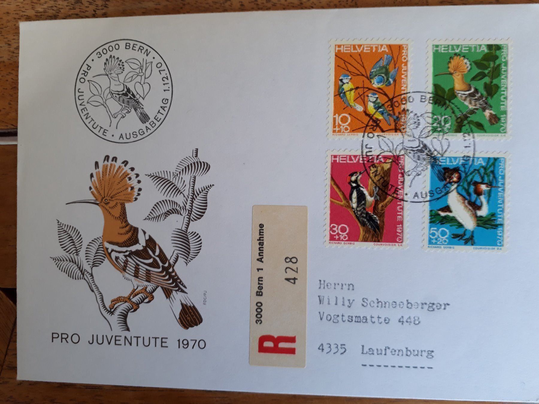 Tutti i francobolli: 25 FDC 1967-1970 – Usato da Herzogenbuchsee venduto da Herkules9 4