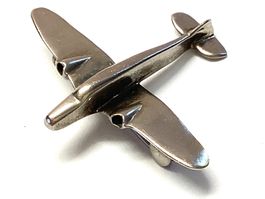 Vintage Flugzeug-Brosche, 800 Silber stromlinienförmiges D.