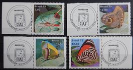 Brasilien Kat. 1716-1719 * 1979 Schmetterlinge