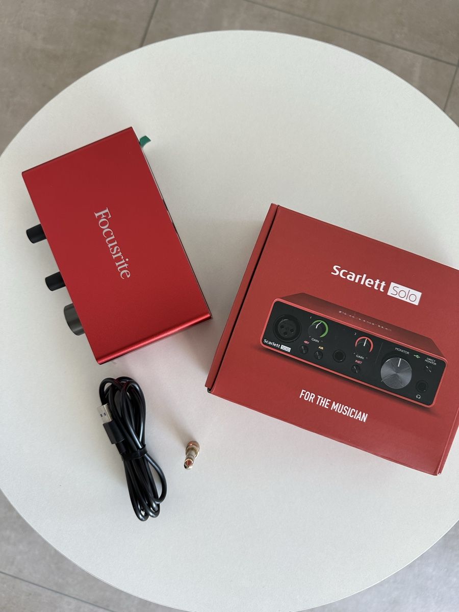 Focusrite Attrezzatura per studi di registrazione: Focusrite Scarlett Solo (3rd Generation) USB Audio Interface – Nuovo (secondo la descrizione) da Oberuzwil venduto da PreownedAllure 7