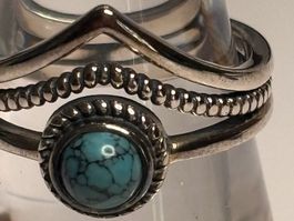 Bague vintage turquoise