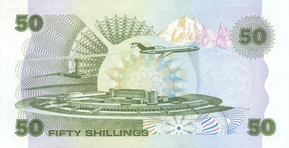 Banknoten: Kenia 50 Schilling 1986 P-22c UNC – Neu (gemäss Beschreibung) aus Schliern b. Köniz von pizzitaxi 1