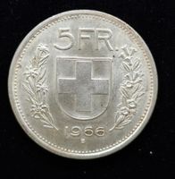 Lot 3x5Fr. Silber 835/1000 vorz-unz. 1965/66/67