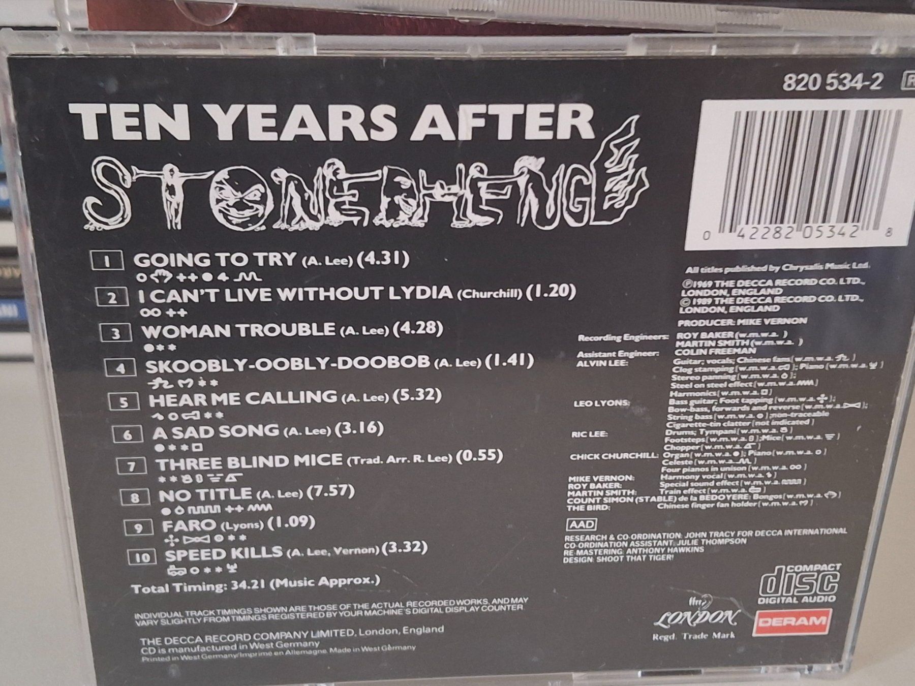 CD: CD Ten Years -  After Stonehenge – Usato da Aarberg venduto da Jackup1 1
