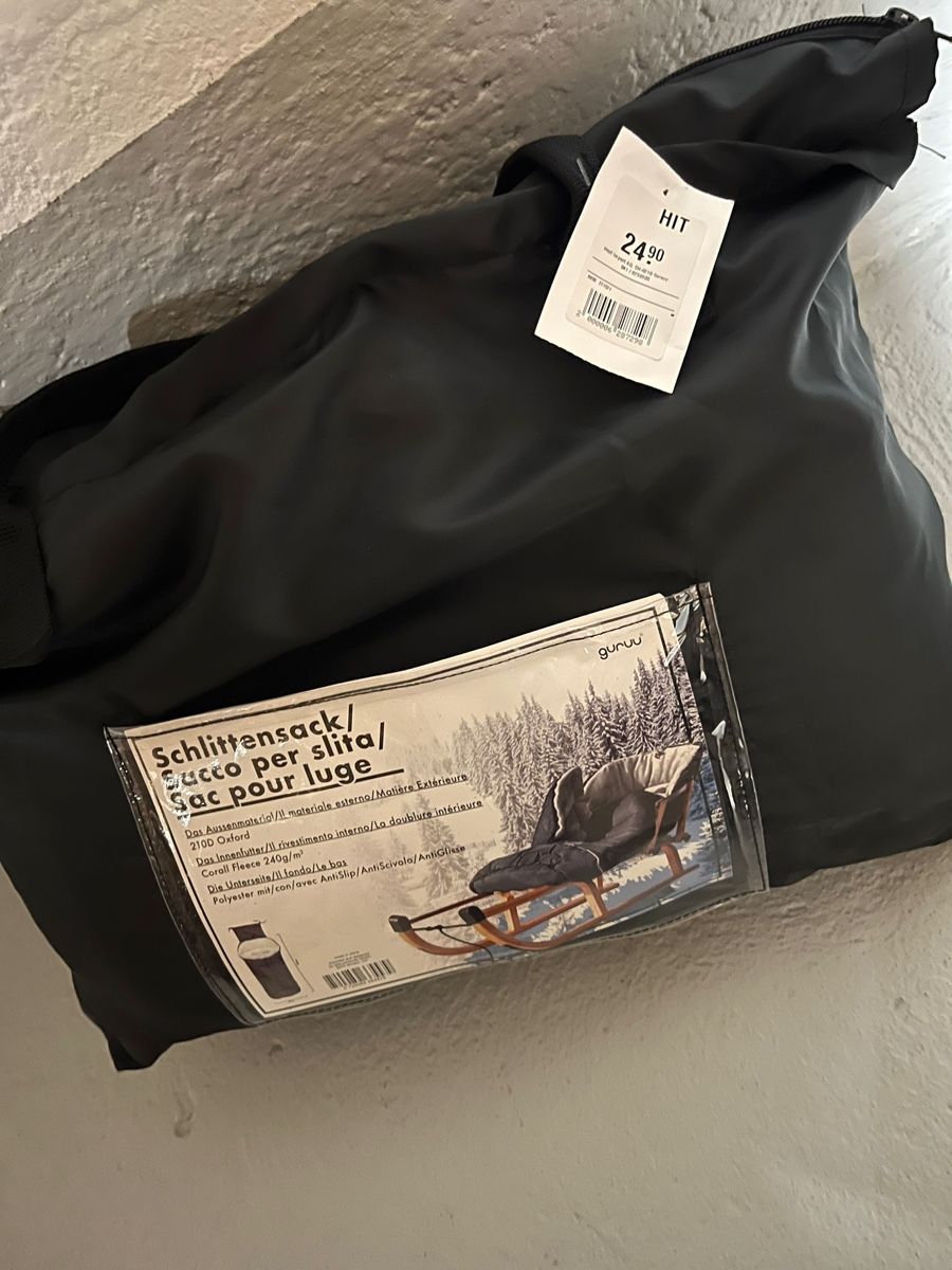 Sacchi a pelo: Quanuu Schlittenfusssack mit Schlittensitz. – Nuovo e nell'imballaggio originale da Frauenfeld venduto da Tesese 2