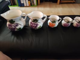 Wein Gefäss, Boccalino Set 5 Stück alle zusammen