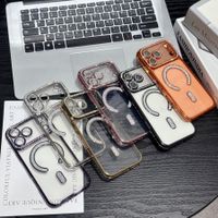 Apple iPhone MagSafe Glitzer Hülle mit Kameraschutz
