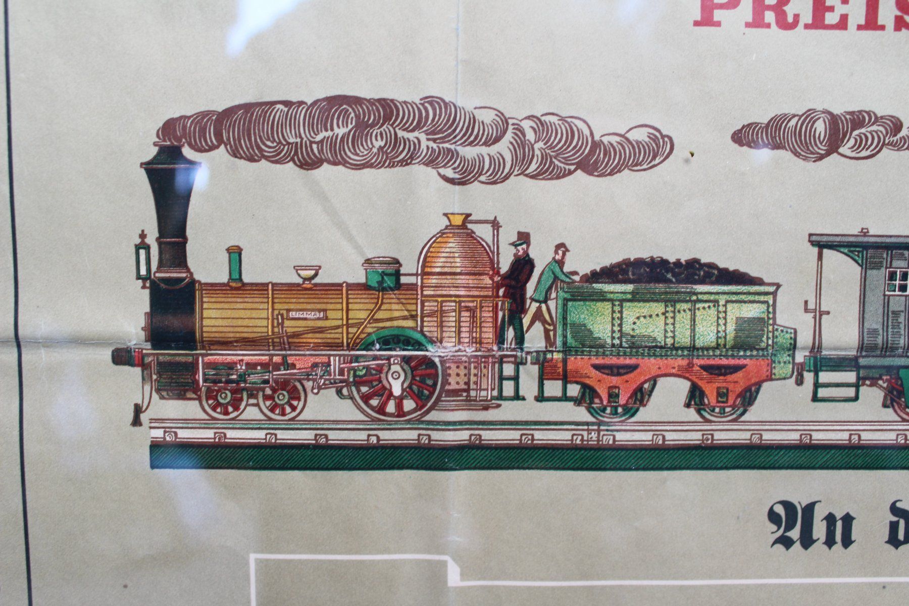 Foto & Immagini: Plakat 128x90 Spanischbrötlibahn 1947 Original – Usato da Gebenstorf venduto da Gomsa0