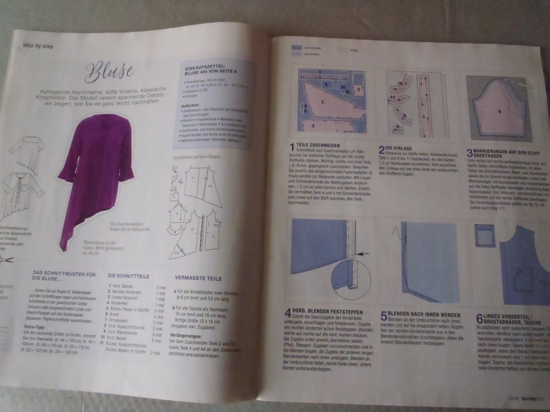 Schnittmuster: Burda plus – Neu (gemäss Beschreibung) aus Moosseedorf von Foxred 3