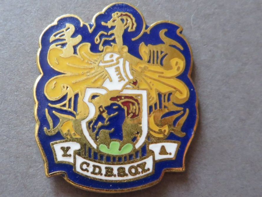 Placchette & Badge: PIN, HERALDISCHES WAPPEN STEINBOCK – Usato da Neuhausen venduto da luckimucki