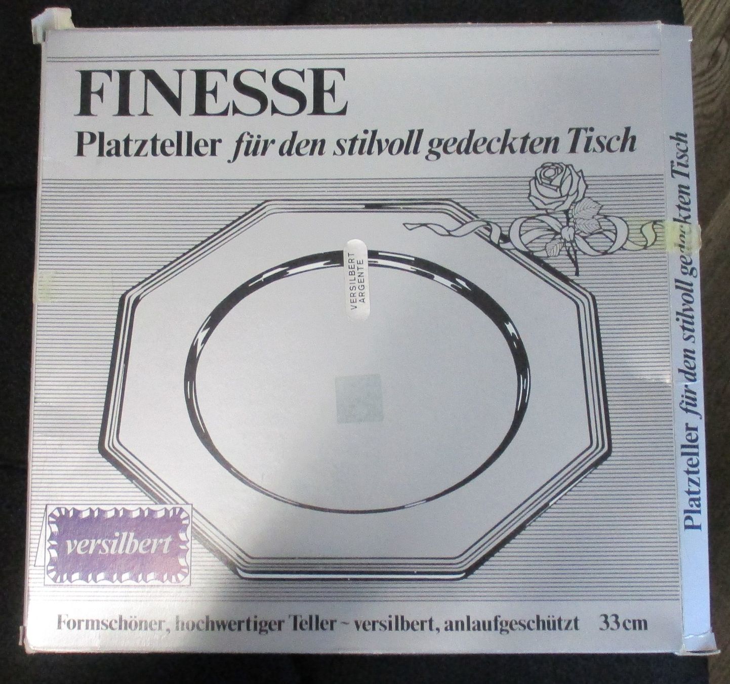 Assiettes: 4 Stk. Versilberte Platzteller. – D'occasion à Mühlau par Goelfli