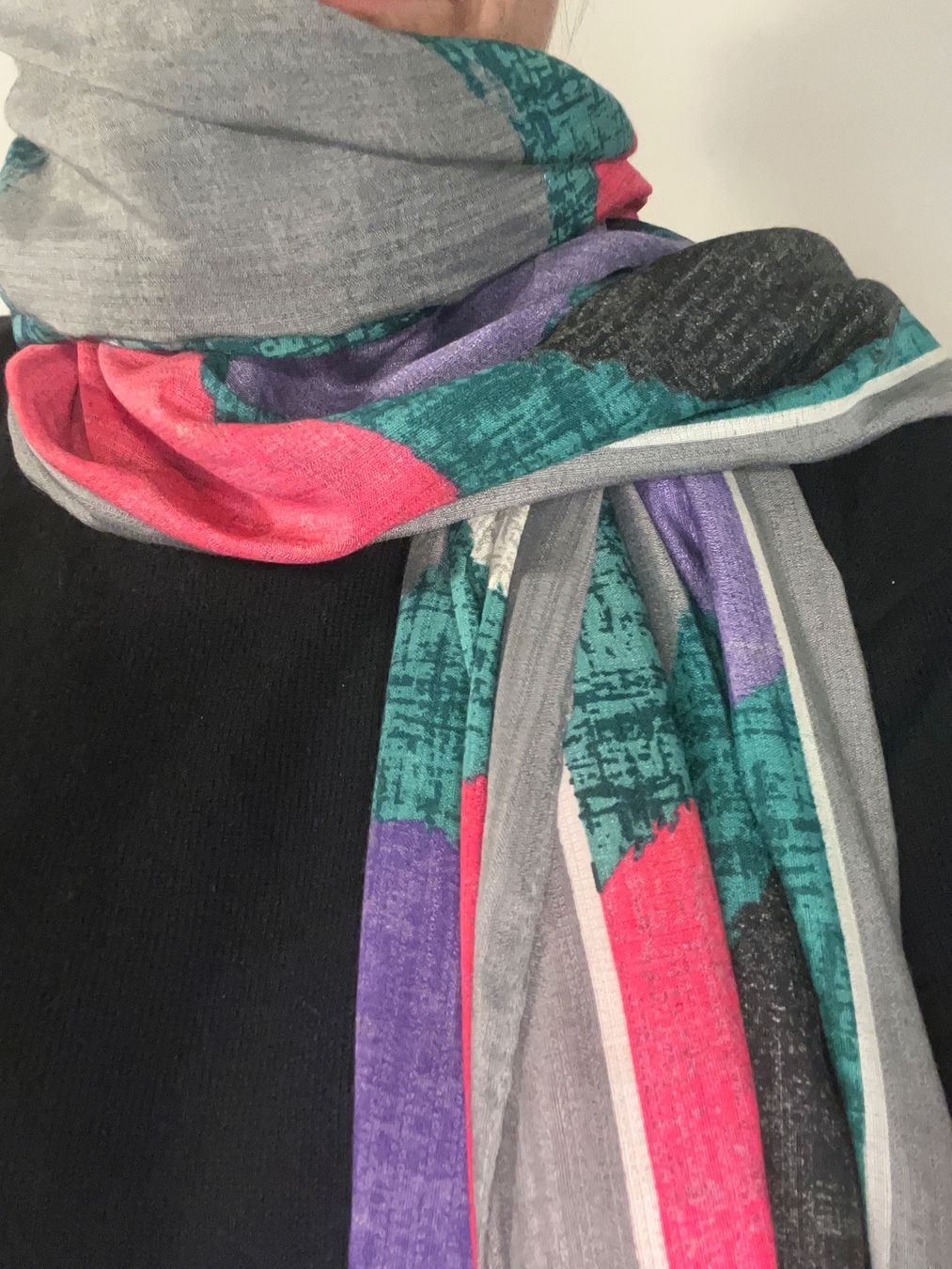 Foulards & écharpes: Farbenfroher Schal – D'occasion à Bern par Recyclereuserefuse 1