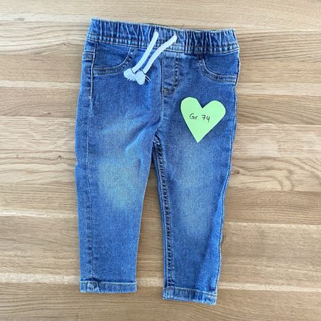 Baby Jeans Hose Gr. 74, Top Zustand