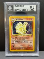 Pokémon Ninetales Holo Rare 2000 Base 2 12 NMMT+ Beckett 8.5