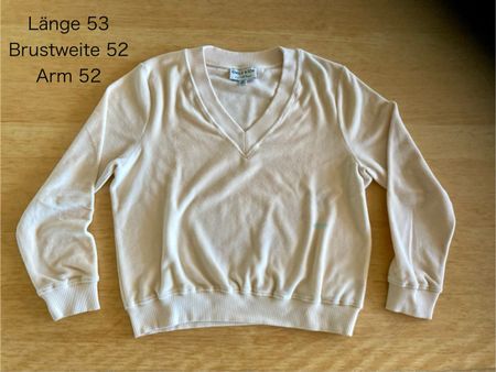Sweater Velours Cream S Emile & Ida 💕