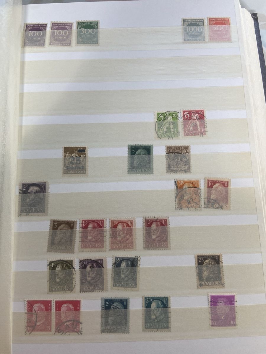 Tutti i francobolli: Stamp Collection Diverse Germany 10 pages – Usato da Collex venduto da RCXGJ 9