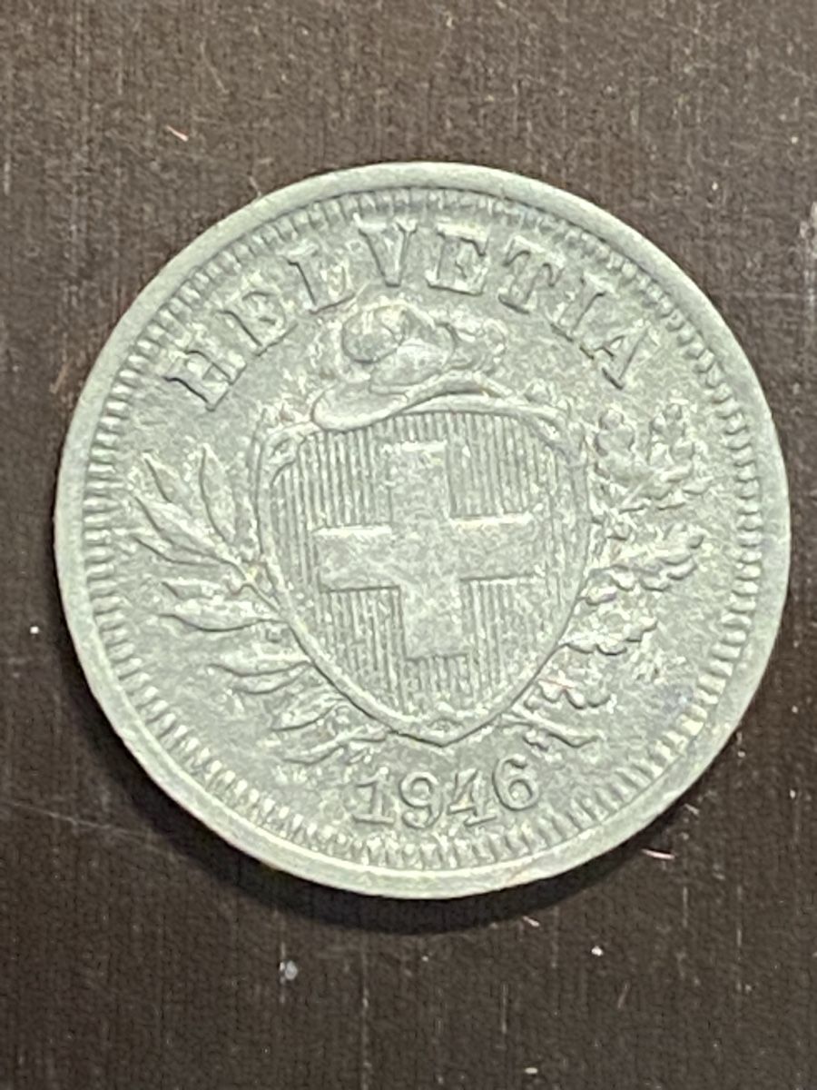 Tutti le monete: CH, 1 ct 1946 Zinc – Usato da Corsier-sur-Vevey venduto da Ginoarturo 1
