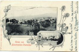 Gruss aus MÜNCHWILEN-OBERHOFEN - Stabstempel St. Margarethen