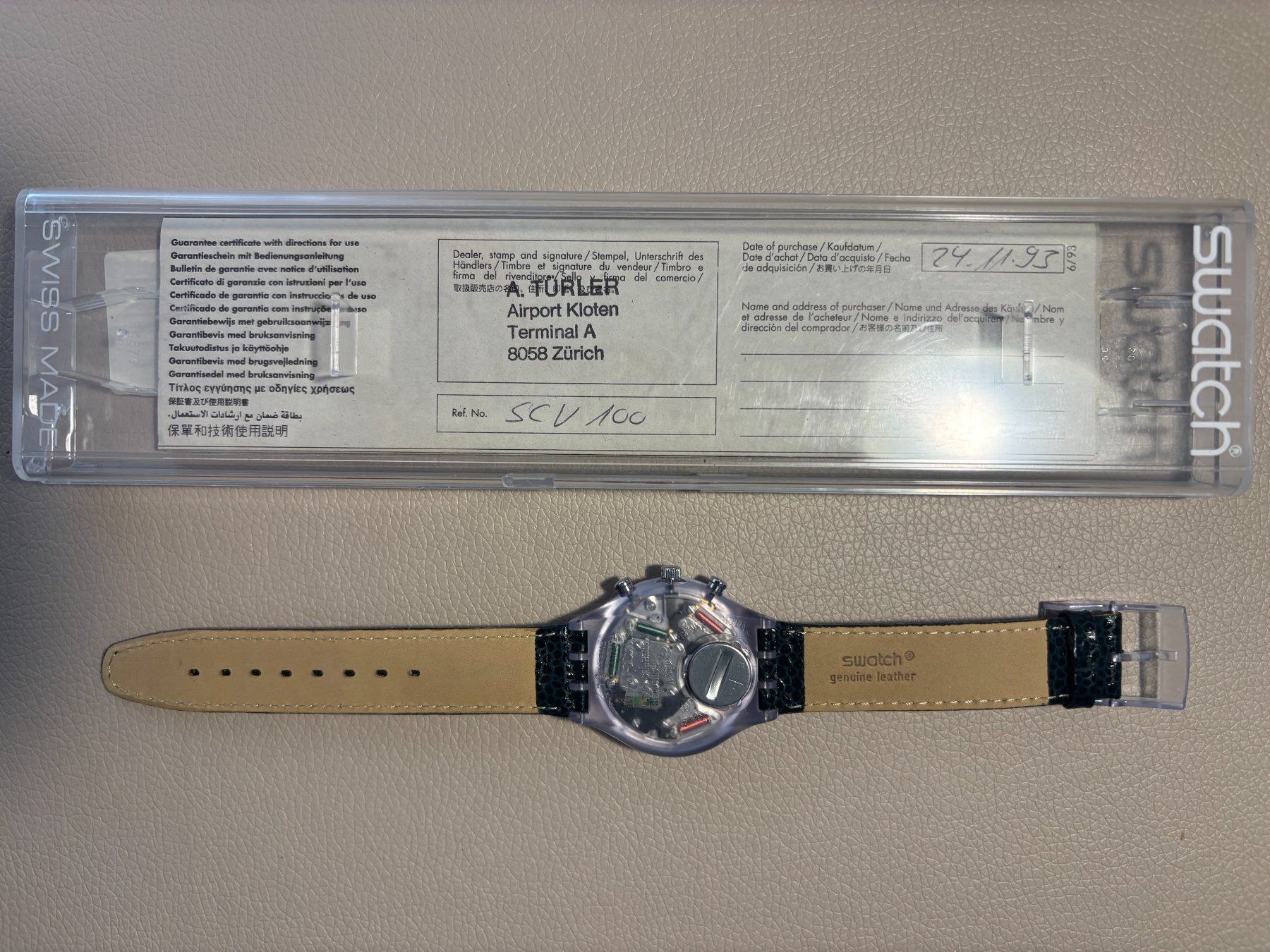 Swatch Orologi: Swatch SCV 100 Greentic – Nuovo e nell'imballaggio originale da Jona venduto da Greifzu 1