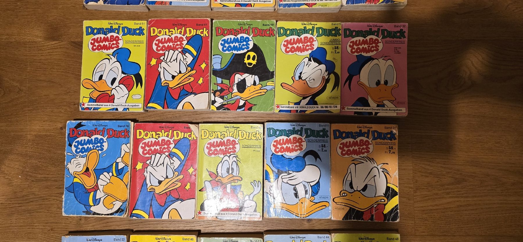 Fumetti: Donald Duck Jumbo Comics Sammlung      25 Bücher – Usato da Wil SG venduto da zugersee1980 2