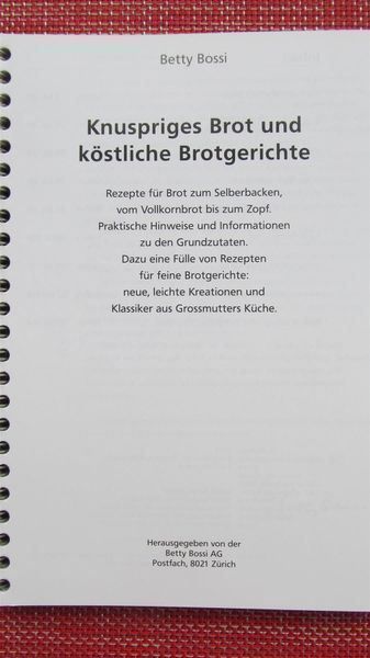 Libri: Knuspriges Brot u.köstliche Brotgerichte – Nuovo (secondo la descrizione) da Zürich venduto da Gabced 1