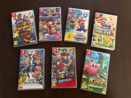 Nintendo Switch Spielesammlung Mario Kirby Smash Bros.