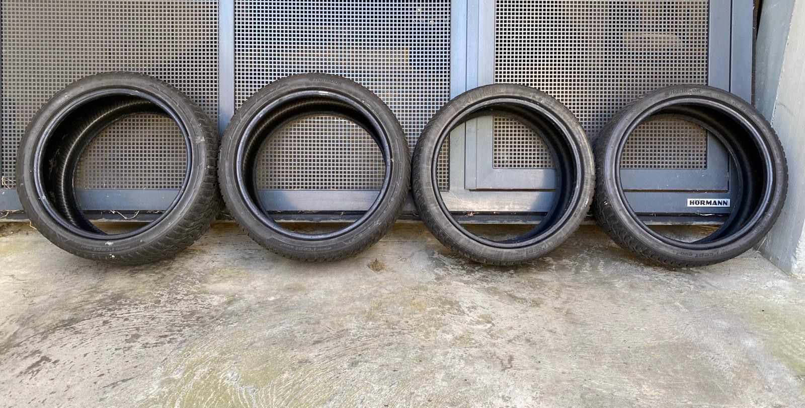 Hankook Pneus & Kompletträder: 4 Hankook Winterreifen – Gebraucht aus Sommeri von Gim-