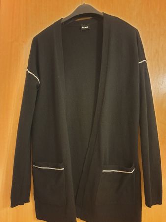 Cardigan, 38, noir, Kookai, coton, viscose, cachemire