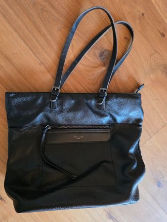 Damen Leder Handtasche Umhänge Tasche David Jones